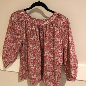J Crew peasant blouse